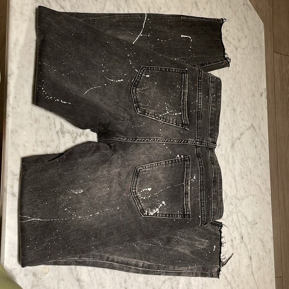 Zara paint splattered denim (8) - Picture 4 of 6